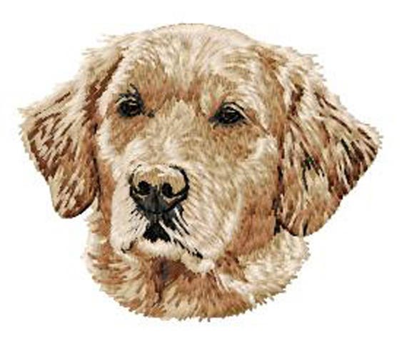 Golden Retrieverécusson Patch écusson Brodé Race De Chien Broderie Machinepatch Brodé Thermocollantà Coudrek9by Team Numérik