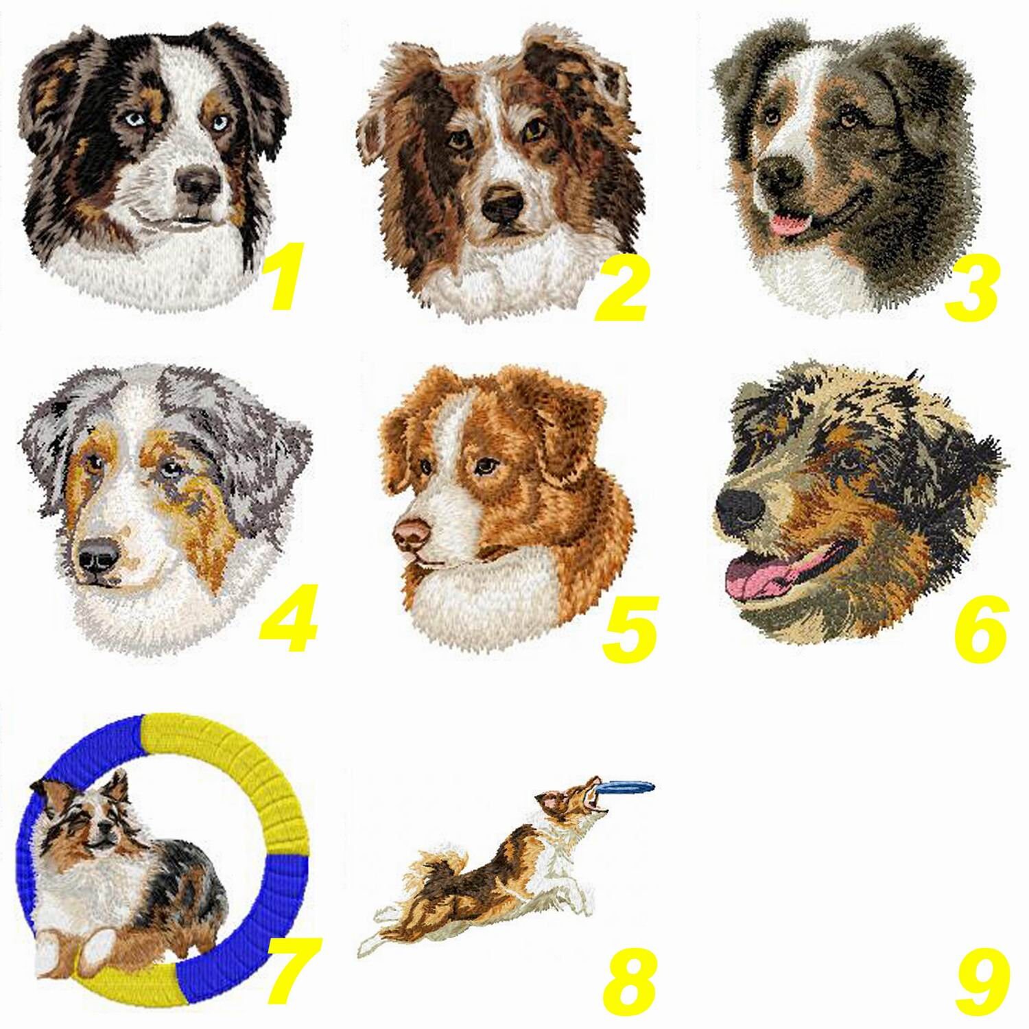 Berger Australienaussieécussonpatch Brodérace De Chienamericainbroderie Machinethermocollantà Coudrechien De Bergerby Team Numerik