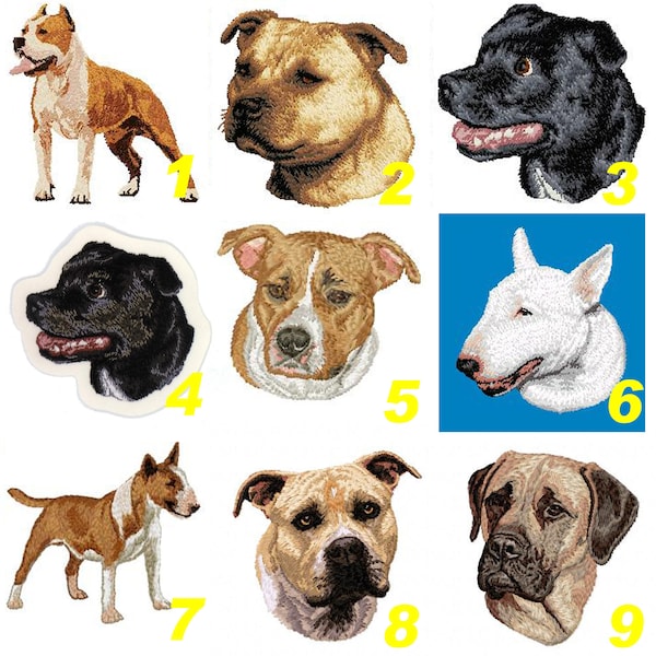 Staffordshire,staffy,bull terrier,écusson,patch brodé,thermocollant,American Terrier,amstaff, staffie, mastiff anglais,K9, by team numérik