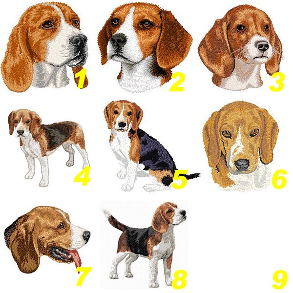 Beagle, écusson, patch brodé, broderie machine, beagle mom, amoureux des chiens,thermocollant,à coudre,chien de chasse,K9, by team numérik