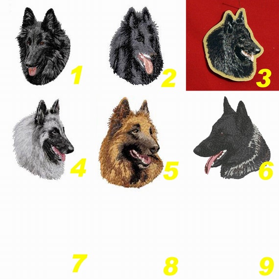 Groenendaelmalinoistervurenécussonpatch Brodéberger Belge Broderie Machinethermocollantà Coudrek9groenendael Momby Team Numérik