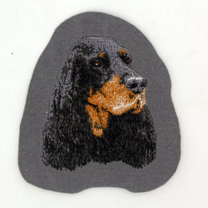 Setter, Gordon Setter, Doberman, iron-on embroidered patch, machine embroidery, dog embroidery, agility, Team Numérik Photo 1