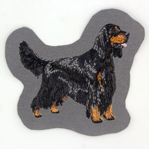 Setter, Gordon Setter, Doberman, iron-on embroidered patch, machine embroidery, dog embroidery, agility, Team Numérik Photo 2