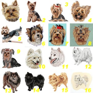 Patch bordado para cães de caça e companhia, cães pastores e de resgate, gatos e cães de esporte. Pode ser aplicado com ferro de passar ou costurado.