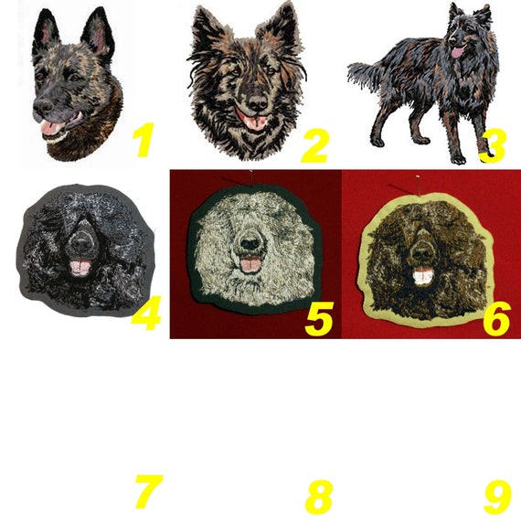 Berger Hollandaischien Deau Portugaiswpdécusson Patch Brodéà Coudrepoils Courts Poils Longsbroderie Machinek9 By Team Numerik