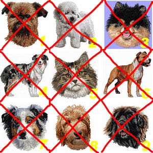 patch écusson brodé, chien de chasse et de compagnie, chien de berger et de sauvetage, chat, sport canin, thermocollant ou à coudre