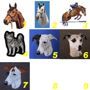 horse, horse riding, badge, embroidered patch, horse breed, machine embroidery, equine embroidery, iron-on, to sew, By Team Numérik