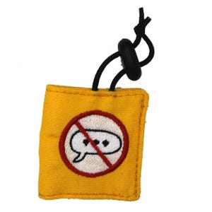 Micro guinzaglio con 1 pittogramma ricamato (R/V) / Manicotto / Avvolgimento / Segnale per guinzaglio per cani, Non distrarre gli animali domestici, di Team Numérik immagine 19