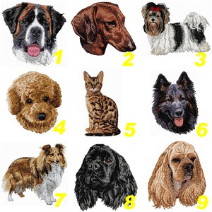 parche de cresta bordado, san bernardo, perro salchicha, yorkshire, caniche, bangale, tervueren, shetland cocker spaniel americano para planchar o coser