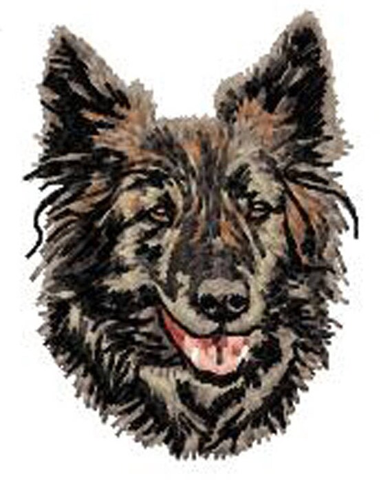 Berger Hollandaischien Deau Portugaiswpdécusson Patch Brodéà Coudrepoils Courts Poils Longsbroderie Machinek9 By Team Numerik