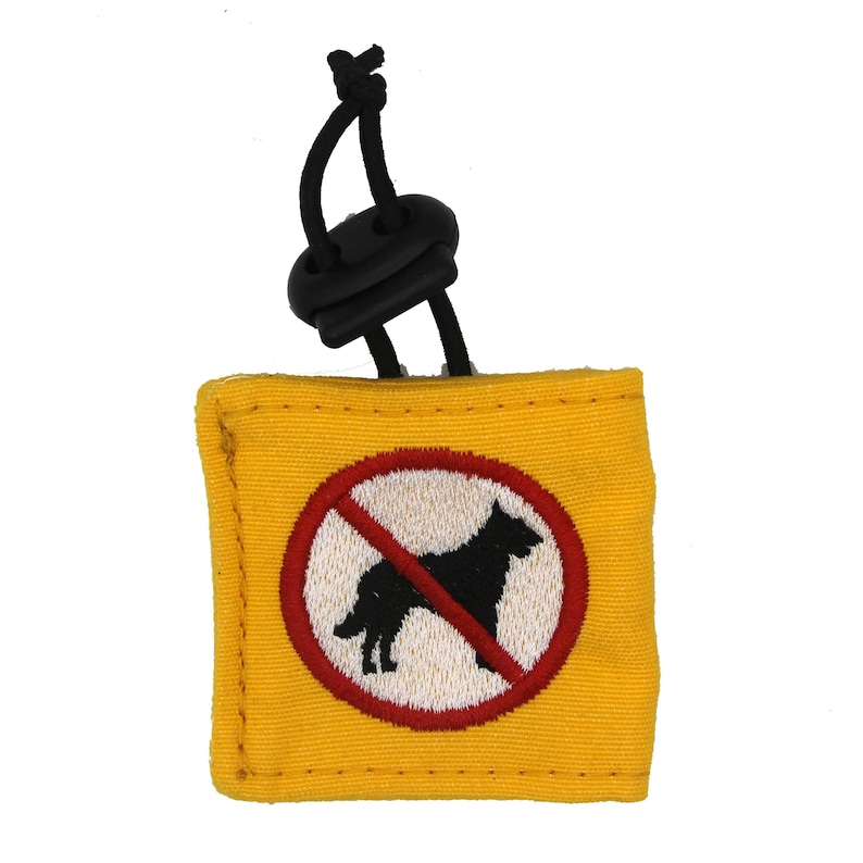 Micro guinzaglio con 1 pittogramma ricamato (R/V) / Manicotto / Avvolgimento / Segnale per guinzaglio per cani, Non distrarre gli animali domestici, di Team Numérik immagine 20