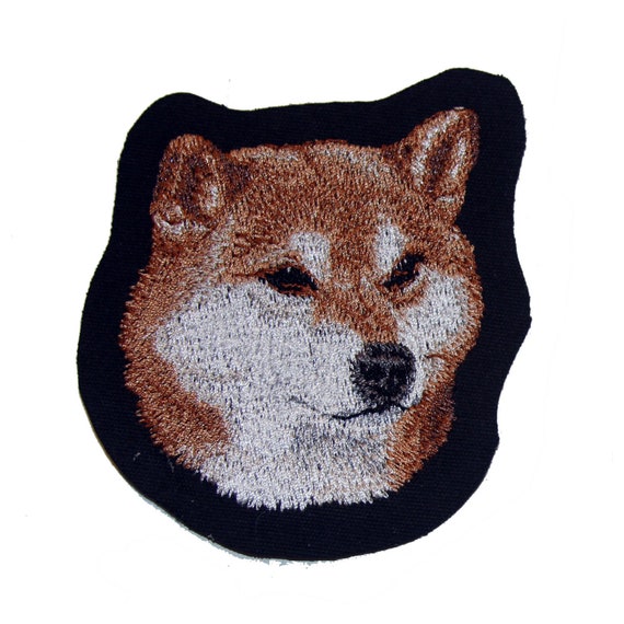écusson Patch Brodé Race De Chien Husky De Sibérie Malamute Samoyéde Groenlandais Broderie Machine Thermocolant Ou à Coudre By Team Numérik