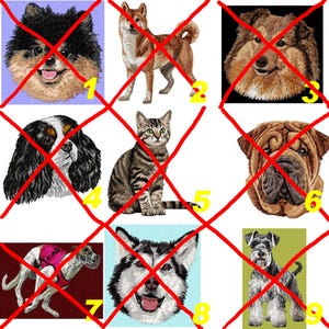 Insignia, parche bordado, termoadhesivo, pomerania, shiba inu, shetland, sharpei, schnauzer, malamute, gato, galgo de Team Numerik