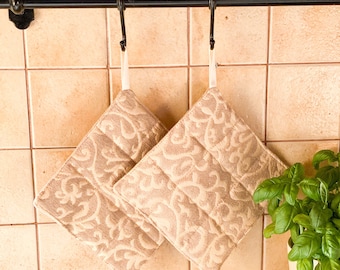 Elfenbein Topflappen, Topfuntersetzer