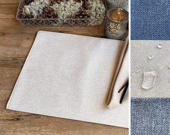 Jacquard Placemats Rectangle - Cloth Placemats Set of 4, Washable Placemats, Simple Place Setting, Dining Table Set, Easy Clean Placemat
