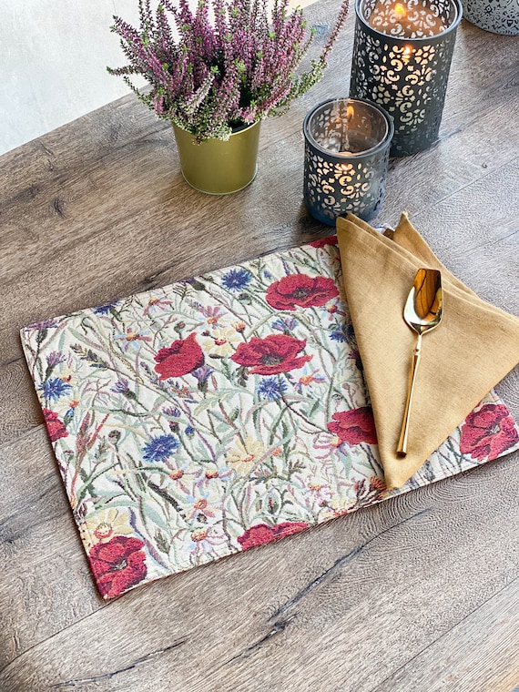 Tapestry table runners and placemats sale