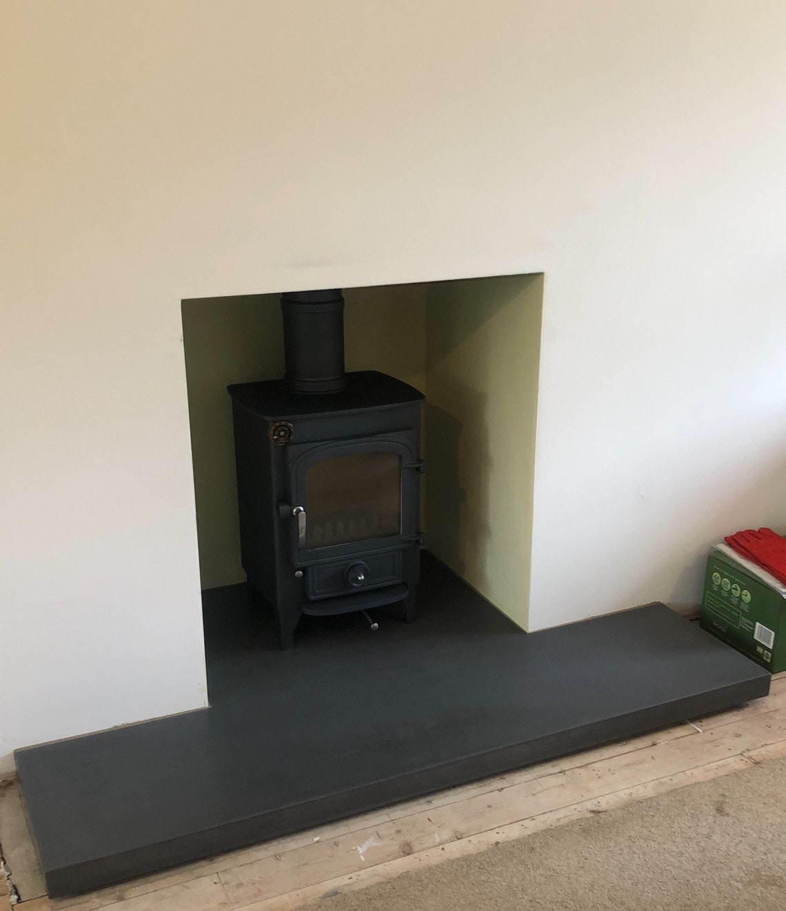 T Shaped Polished Concrete Hearth Etsy