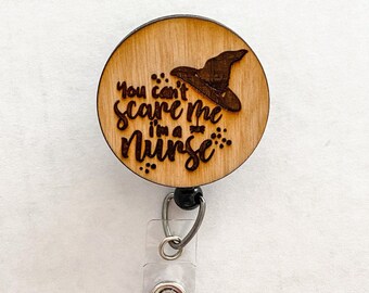 Halloween Nurse Badge Reel, Halloween Badge Reel, Nurse Badge Reel, Halloween Badge Holder, Halloween Badge Clip, Nurse Gift Ideas, ER Nurse