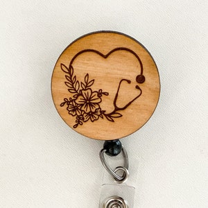 Nurse Badge Reel, Nurse Badge Reel Heart, Nurse Badge Reel Cute, Nurse Badge Reel Custom, Nurse Badge Reel Personalized, Nurse Gift, RN, Lpn