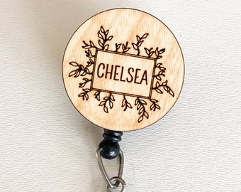 Nurse Badge Reel, Personalized Floral Badge Reel, Nurse Badge Reel Cute, Nurse Badge Reel Custom, Nurse Gift Ideas, RN, Lpn, Nurse Gift,
