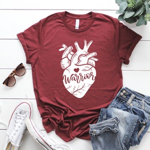 Nurse Shirts, CHD Shirt, Registered Nurse, CHD, CHD Awareness Shirt, Anatomical Heart Shirt, Heart Warrior Shirt, Anatomy Shirt