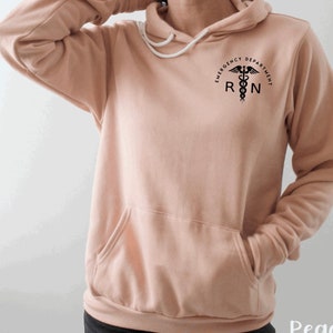 ER Nurse Hoodie, Nurse Sweatshirt, Emergency Nurse Sweatshirt, Emergency Department Nurse Sweatshirt, Trauma Nurse Sweatshirt, RN Sweatshirt