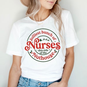 Funny Christmas Nurse Shirt, ICU Nurse Christmas Shirt, ER Nurse Christmas Shirt, Emergency Nurse Shirt, Critical Care Nurse Shirt, RN Gift