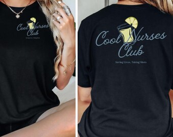 Funny Nurse Shirt, ICU RN Nurses Club Graphic Tee, Trauma Nursing Short Sleeve T-Shirt