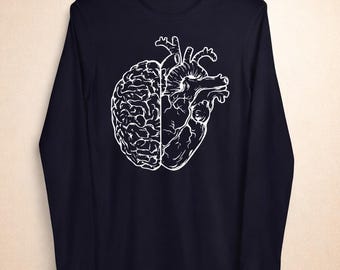 Neuro Cardiac Nurse Shirt, Brain Heart Tshirt, ICU ER RN Gift, Neurology Rn Tee