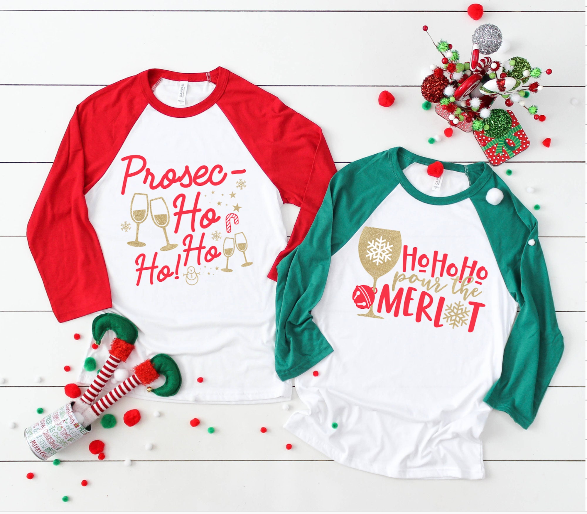Best friend christmas shirts Clearance