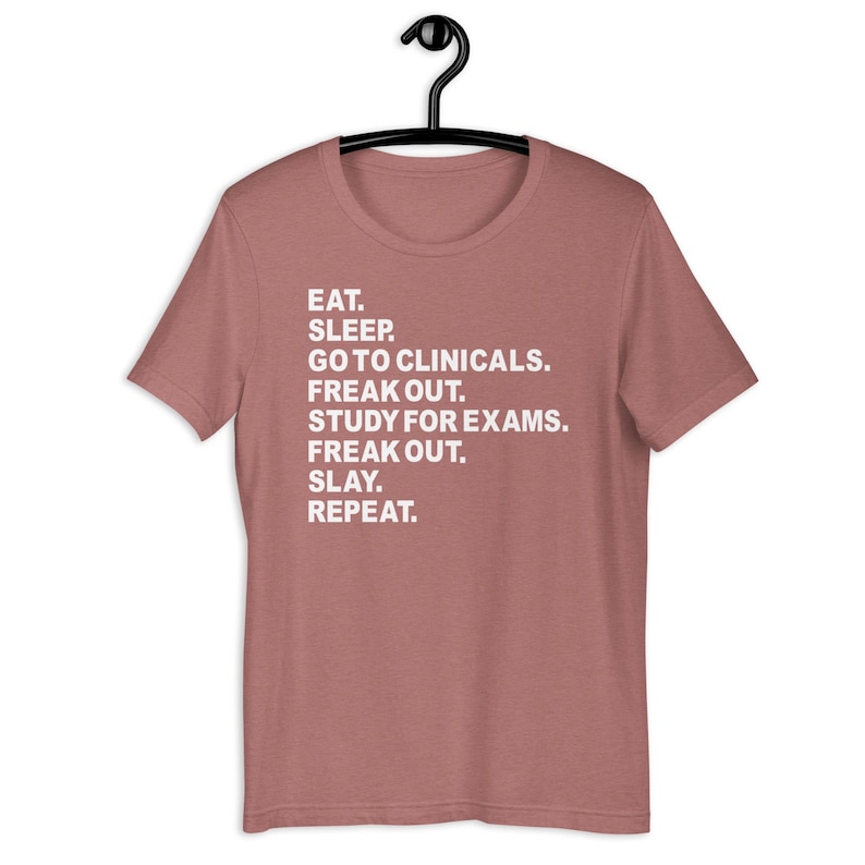 Future RN student gift shirt funny nursing school clinicals humor tee