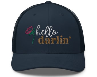 Funny Trucker Hat, Coastal Cowgirl, Embroidered Hat, Trucker Hat, Custom Hat, Vintage Trucker Hat, Festival Hat, Trucker Hat for Women