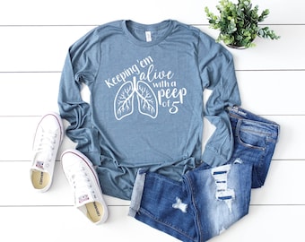 Nurse Shirts, Respiratory Therapist Shirt, Nurse Shirts Funny, Nursing Student, Nurse Gift, Registered Nurse, Respiratory Therapist Gift, RN