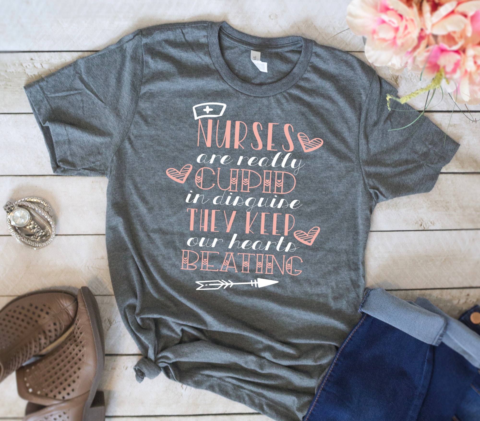 Nurse Shirts Nurse Valentine Shirt Nurse Valentine’s | Etsy