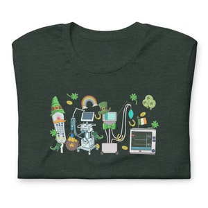 ICU Nurse St Patricks Day Shirt, Critical Care St Pattys Day Shirt, Trauma Nurse St Patricks Day Shirt, Intensive Care Nurse Shirt, ER Nurse
