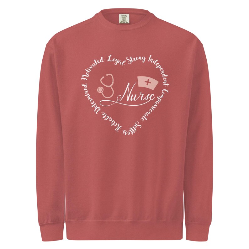 Red nurse life sweatshirt crewneck, nurse appreciation gift and RN graduation pullover