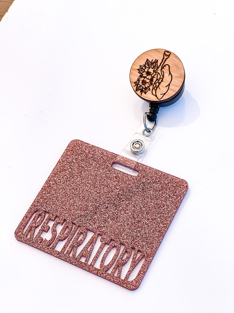 Badge Buddy Respiratory Therapist Badge Buddy Badge Buddy Etsy