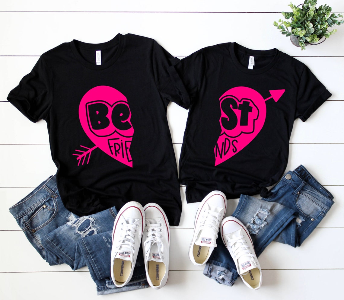 Best Friends Shirts Best Friends Shirts for 2 Best Friends Etsy