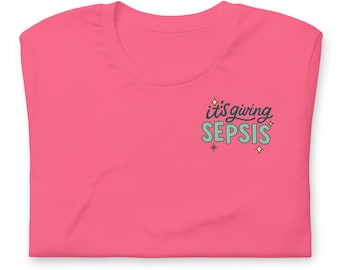 Camisetas divertidas de enfermera de UCI, camiseta divertida de enfermera de sepsis, camiseta de enfermera de cuidados críticos, camiseta de enfermera de urgencias, camiseta de enfermera de urgencias, camiseta de enfermera de trauma, camiseta de enfermera de UCIC