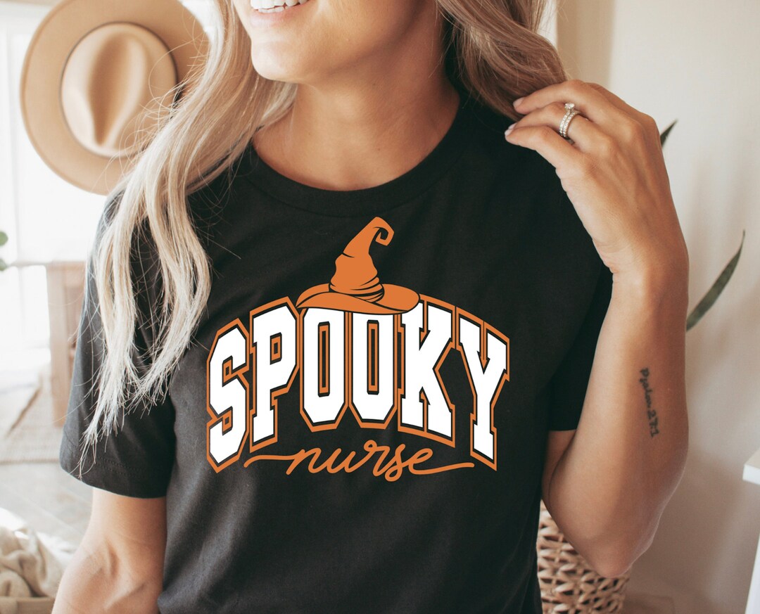 Halloween Nurse Shirt Cute Halloween Shirt for Nurses Nurse Etsy