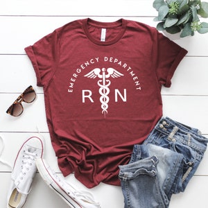 ER Nurse Shirt, Emergency Department Nurse Shirt, Nurse Shirts, ER Nurse Gift, ER Shirt, Emergency Room Nurse Shirt, Emergency Nurse Shirt