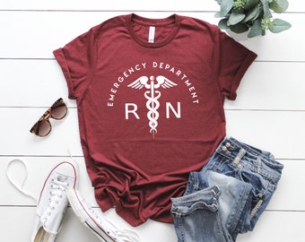 ER Nurse Shirt, Emergency Department Nurse Shirt, Nurse Shirts, ER Nurse Gift, ER Shirt, Emergency Room Nurse Shirt, Emergency Nurse Shirt