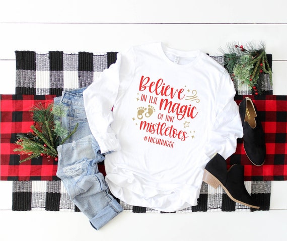 NICU Nurse Long Sleeve Christmas Shirts 