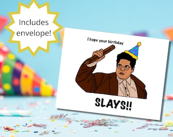 Guillermo What We Do In The Shadows Vampire Slayer Funny Birthday Card