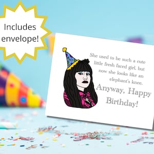 Nadja Vampire Ce que nous faisons dans l'ombre Carte d'anniversaire drôle Sassy