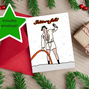 Cousin Eddie National Lampoon Weihnachtsferien Shitters volle lustige Weihnachtsfeiertagskarte