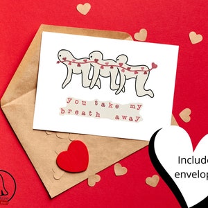 Human Centipede Horror Anniversary/Valentine/Love Card