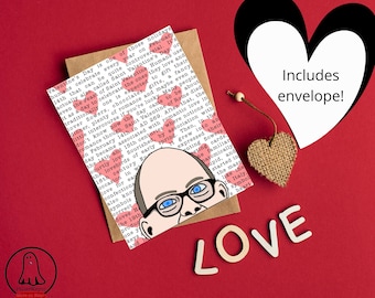 Colin Robinson What We Do In The Shadows Energy Vampire Funny Valentine's Day Card