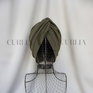 Turban hat for women / turban / hat / chemo / chemo headwear / alopecia / leukemia / khaki