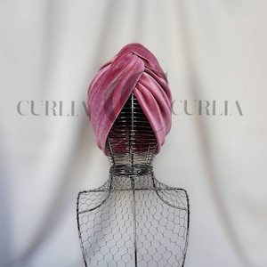 Turban hat for women/turban/hat/chemo/alopecia/leukemia/hair loss/velvet purple